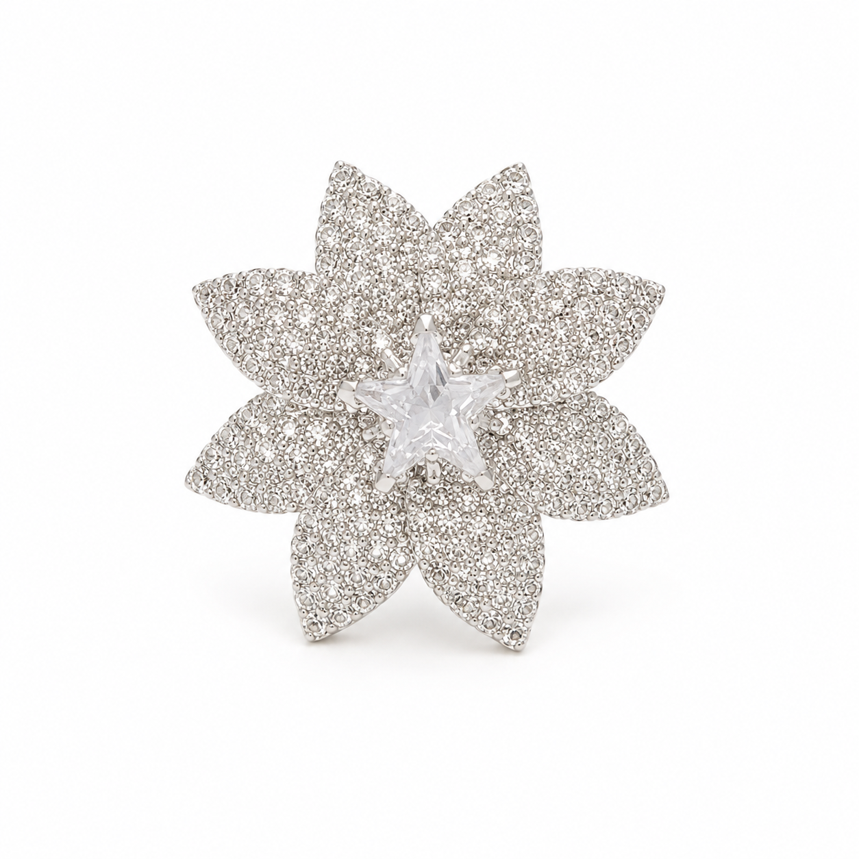 Anillo luz plateado