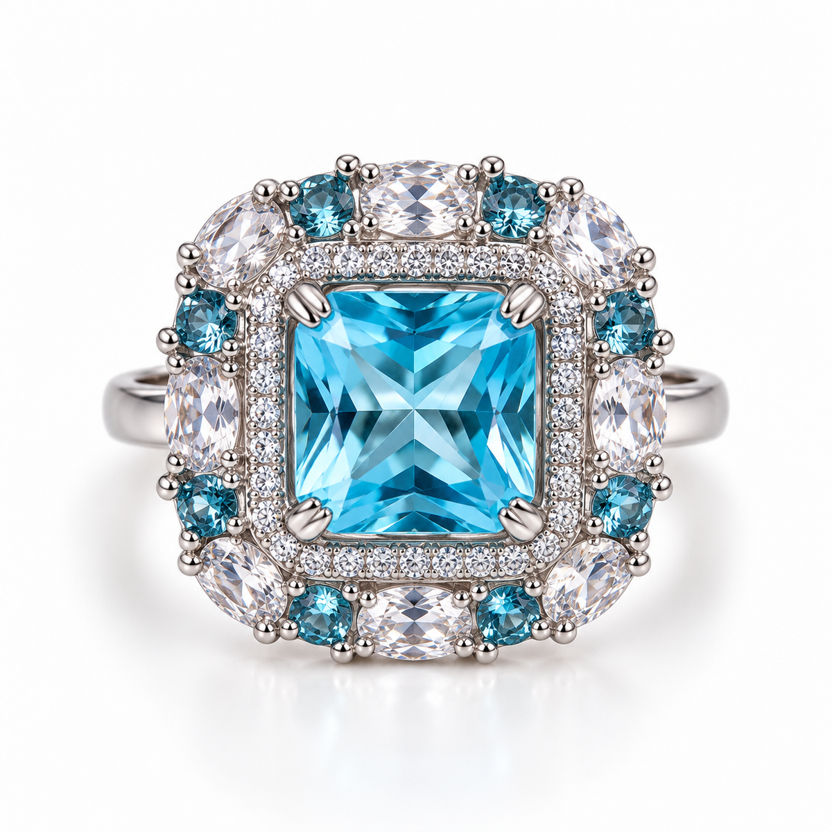 ANILLO SUPERSTAR REGULABLE AZUL