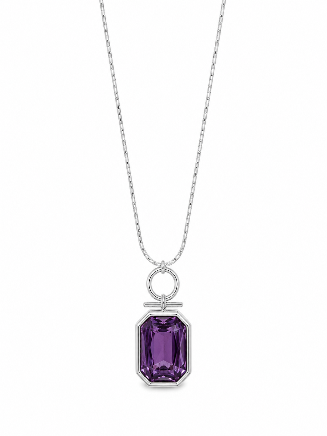 Collar lila cisne