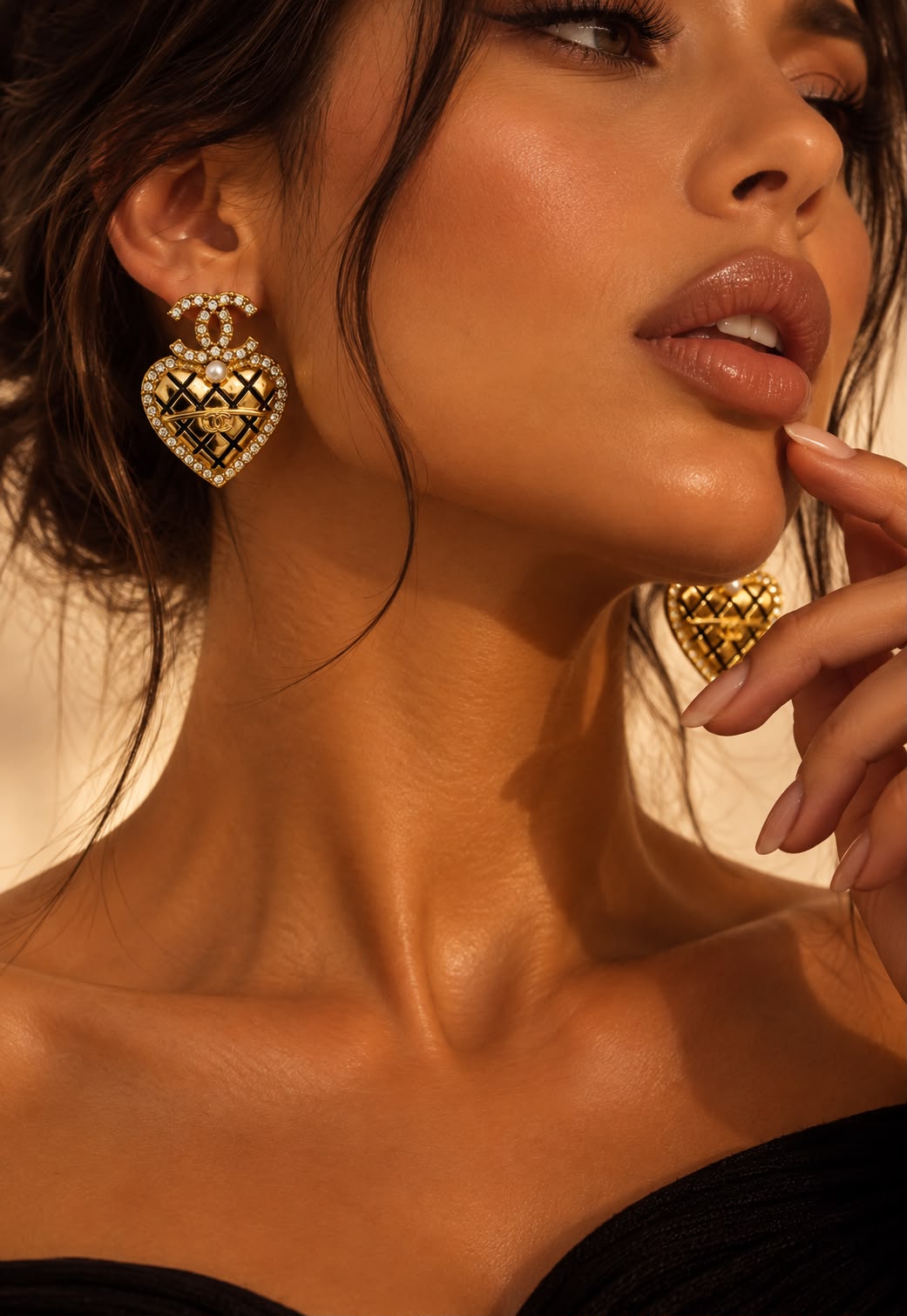 Pendientes corazón