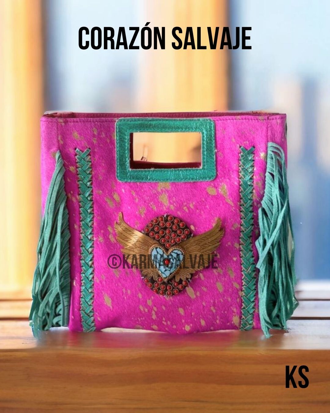 BOLSO CORAZÓN SALVAJE